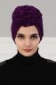 Kerstin - Lila Bomull Turban - Ayse Turban
