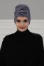 Kerstin - Grå Bomull Turban - Ayse Turban