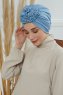 Kerstin - Sky Blue Bomull Turban