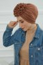 Kerstin - Caramel Bomull Turban