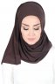 Sigrid - Brun Bomull Hijab - Ayse Turban