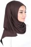 Sigrid - Brun Bomull Hijab - Ayse Turban