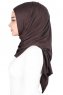 Sigrid - Brun Bomull Hijab - Ayse Turban