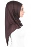 Sigrid - Brun Bomull Hijab - Ayse Turban