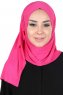 Sigrid - Fuchsia Bomull Hijab - Ayse Turban
