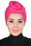 Sigrid - Fuchsia Bomull Hijab - Ayse Turban