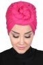 Sigrid - Fuchsia Bomull Hijab - Ayse Turban