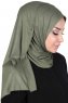 Sigrid - Khaki Bomull Hijab - Ayse Turban