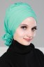 Monica - Turkos Bomull Turban - Ayse Turban