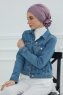 Monica - Lilac Bomull Turban