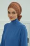 Monica - Caramel Bomull Turban