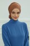 Monica - Caramel Bomull Turban