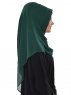 Evelina - Mörkgrön Praktisk Hijab - Ayse Turban