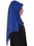 Evelina - Blå Praktisk Hijab - Ayse Turban