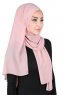 Joline - Gammelrosa Premium Chiffon Hijab
