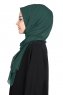 Joline - Mörkgrön Premium Chiffon Hijab