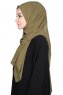 Joline - Khaki Premium Chiffon Hijab