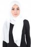 Joline - Offwhite Premium Chiffon Hijab
