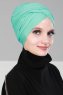 Fiona - Turkos Bomull Turban - Ayse Turban