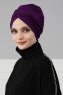 Fiona - Lila Bomull Turban - Ayse Turban