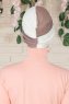 Fiona - Mörk Taupe & Creme Bomull Turban