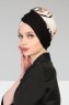 Fiona - Black Elegant Bomull Turban