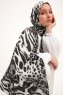 Ayten - Grå Mönstrad Hijab
