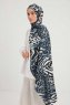 Ayten - Indigo Mönstrad Hijab