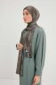 Nurgul - Taupe Mönstrad Hijab