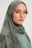 Nurgul - Grön Mönstrad Hijab
