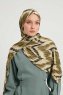 Tansu - Grön Mönstrad Hijab
