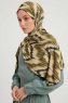Tansu - Grön Mönstrad Hijab