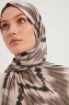 Tansu - Ljusbrun Mönstrad Hijab