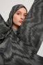 Tansu - Svart Mönstrad Hijab