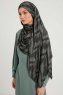 Tansu - Svart Mönstrad Hijab