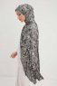 Gulya - Grå Mönstrad Hijab
