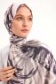 Ezmeray - Lila Mönstrad Hijab