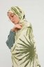 Ezmeray - Mint Mönstrad Hijab