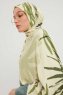 Ezmeray - Mint Mönstrad Hijab
