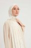 Fadime - Pearl White Mönstrad Hijab