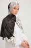 Fadime - Vit Mönstrad Hijab