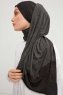 Fadime - Svart Mönstrad Hijab