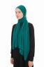 Farah - Mörkgrön Jersey Hijab