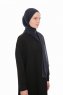 Farah - Marinblå Jersey Hijab
