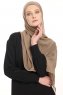 Chiffon Hijab - Mörk Taupe