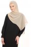 Chiffon Hijab - Ljus Taupe