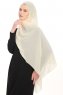 Chiffon Hijab - Ljus Beige