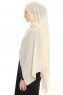 Chiffon Hijab - Ljus Beige