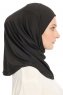 Yazmin - 4-Pack Svart Amira Hijab Ready To Wear