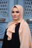 Alida - Beige Bomull Hijab - Mirach